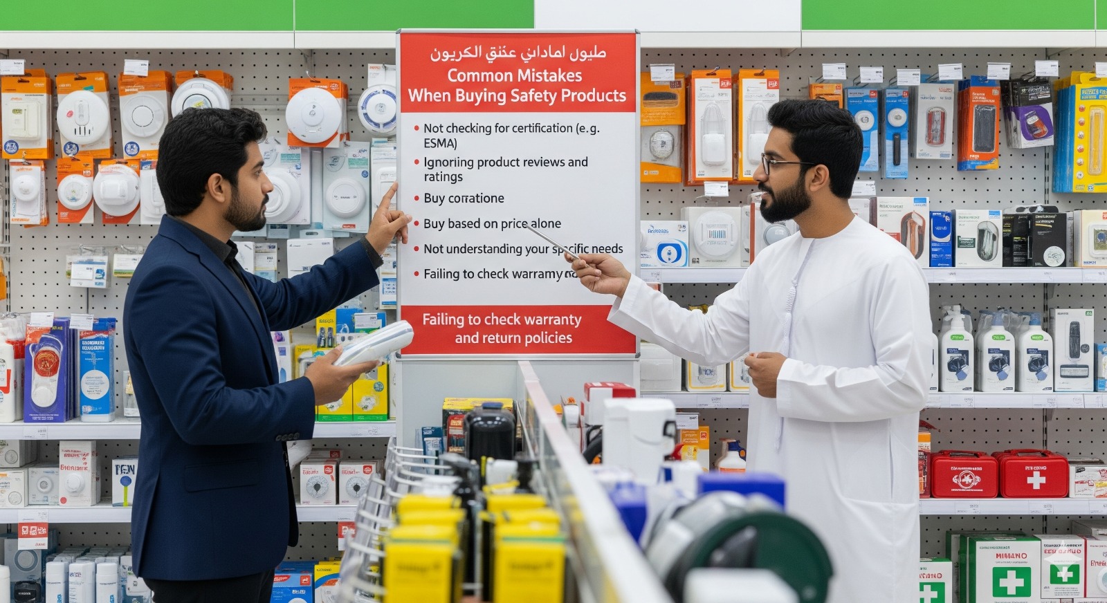 Common Mistakes while buying Safety Products in UAE