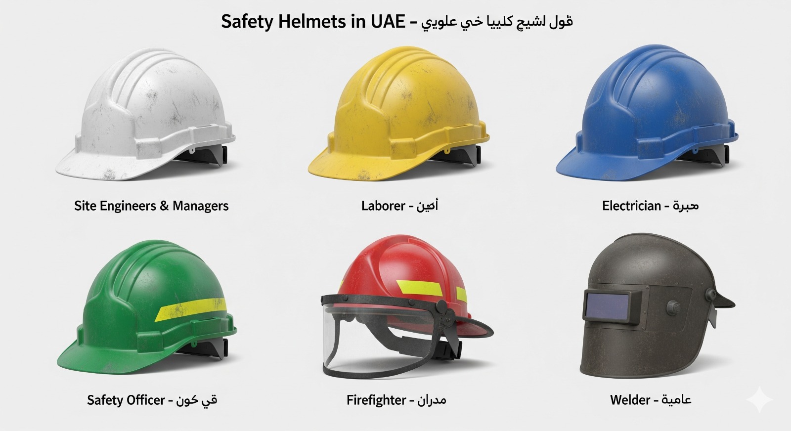 Different Types of Safety Helmets in UAE