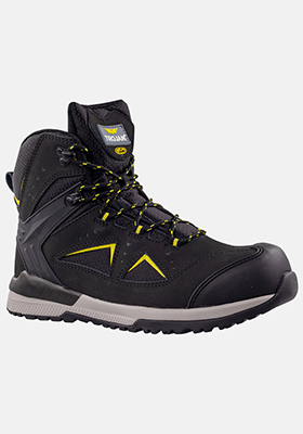 TROJAN Tros Men’s Black S1PS ESD Safety Hiker Boots - 6TS0100
